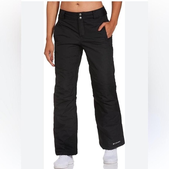 COLUMBIA Omni-Tech Snow Pants Size S Black Waterproof - Picture 1 of 8